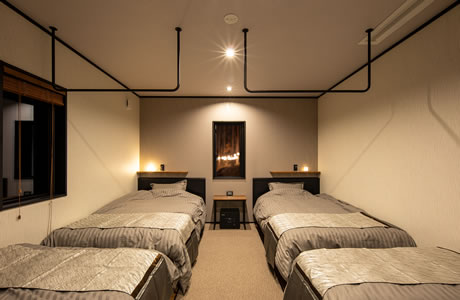 大人数でも安心の別寝室