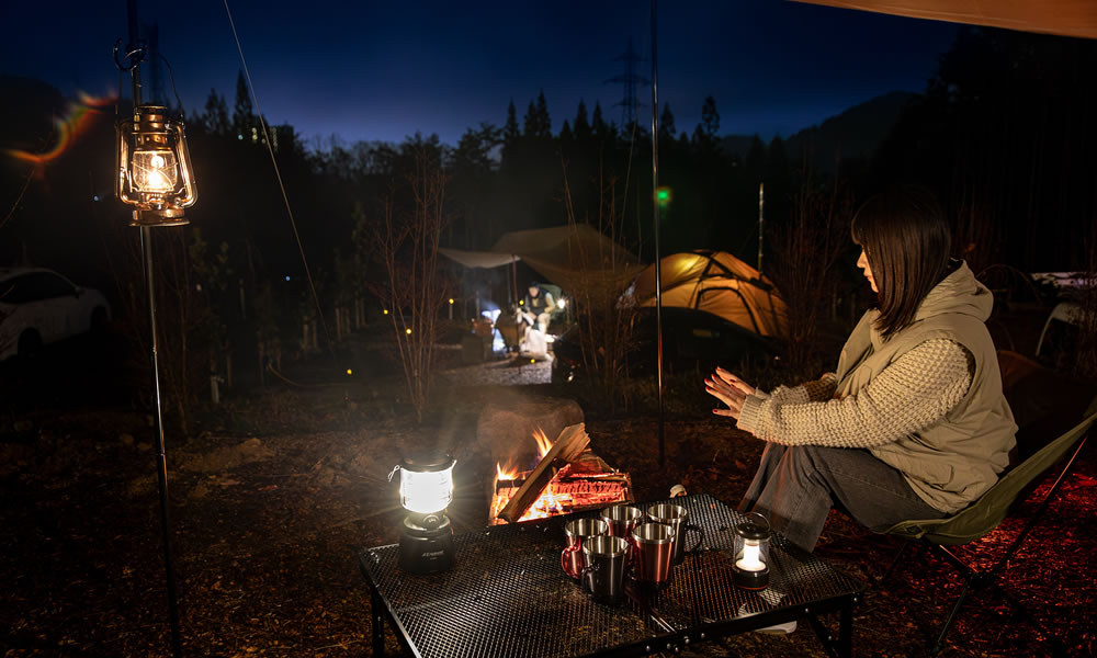 女性・ファミリー専用のキャンプ区間