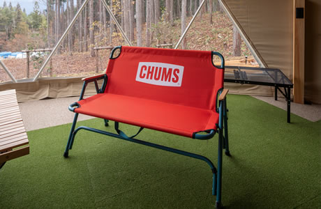 キャンプ用ベンチ